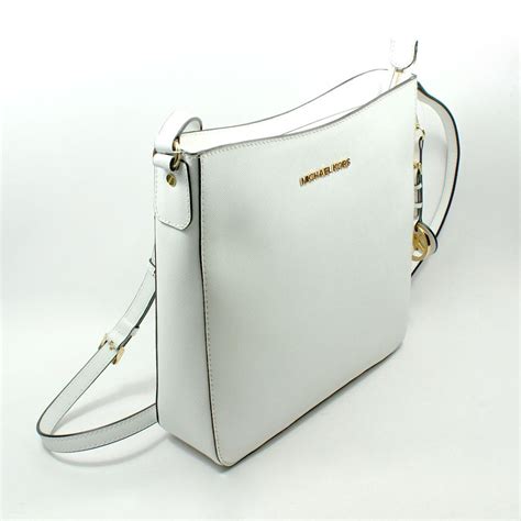 michael kors white hand bag|michael kors white small crossbody.